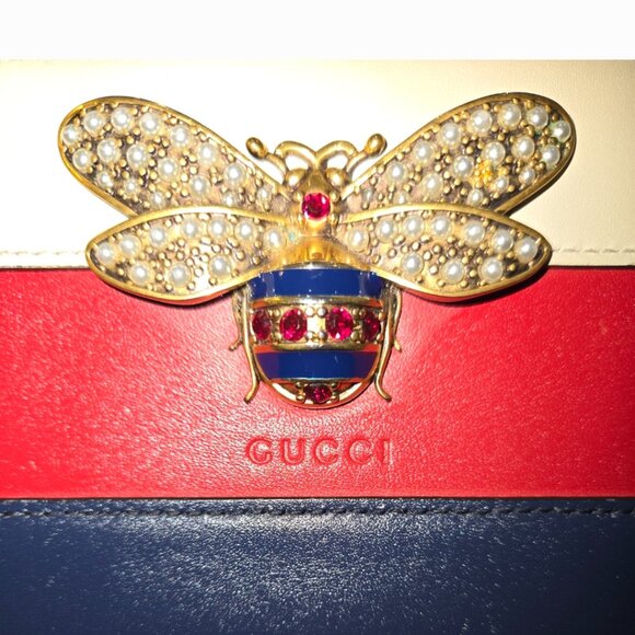 EUC Authentic Gucci Queen Margaret Zippy Leather Wallet - Picture 2 of 13